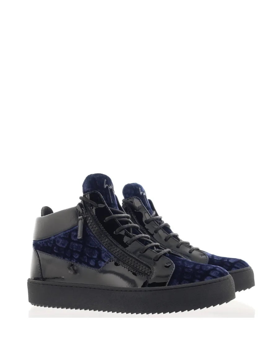 Suede High-Top Sneakers