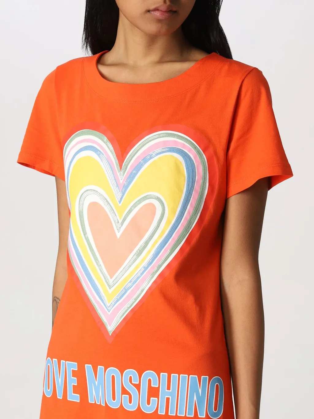 Printed Pattern Short-Sleeved Slim Dress