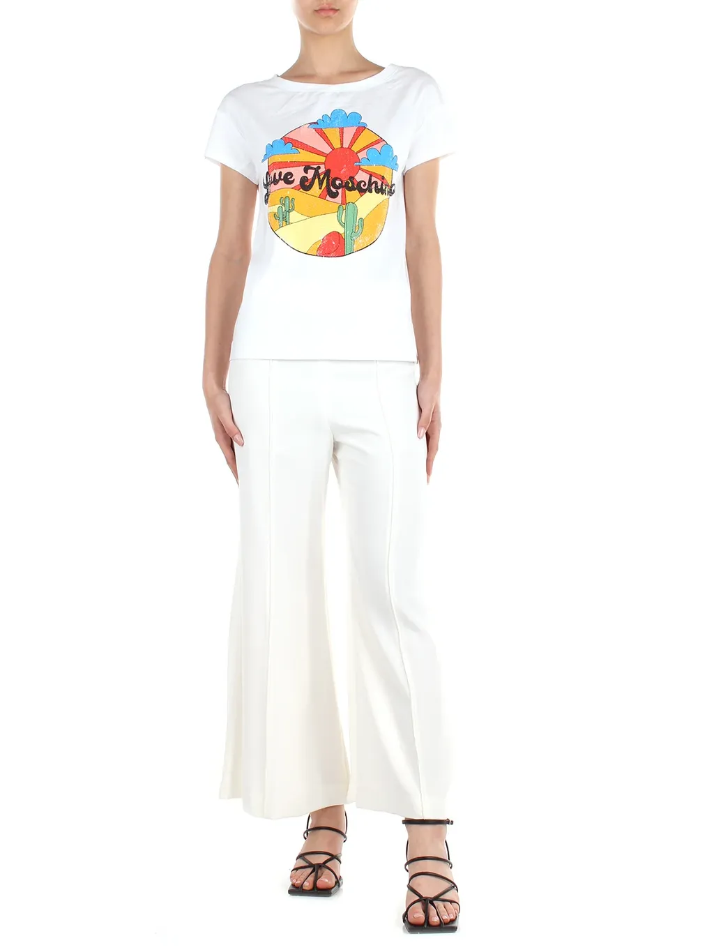 Pattern Printed Short-Sleeved T-Shirt