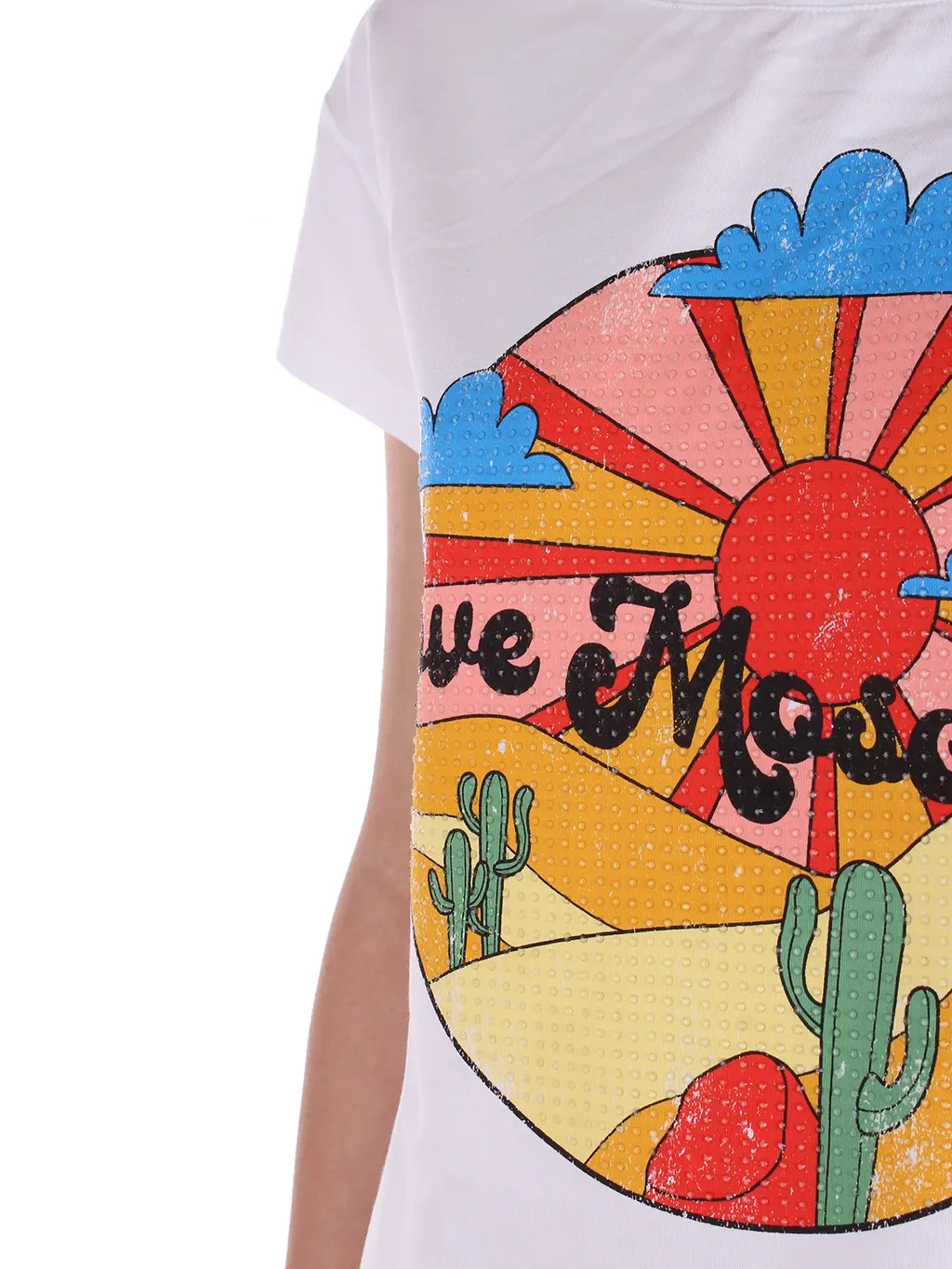 Pattern Printed Short-Sleeved T-Shirt