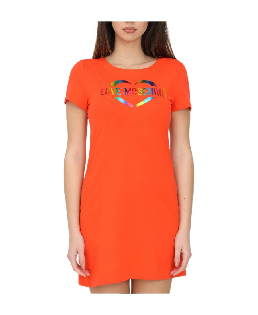 Logo Details T-Shirt Dress
