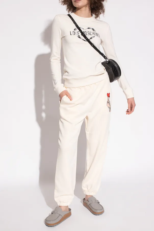 Logo-Print Slim Fit Sweatshirt