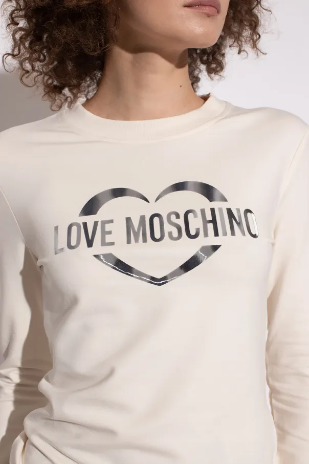 Logo-Print Slim Fit Sweatshirt