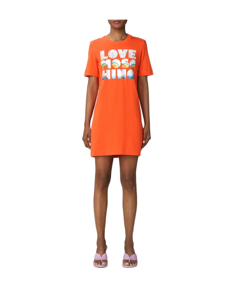 Logo Details T-Shirt Dress