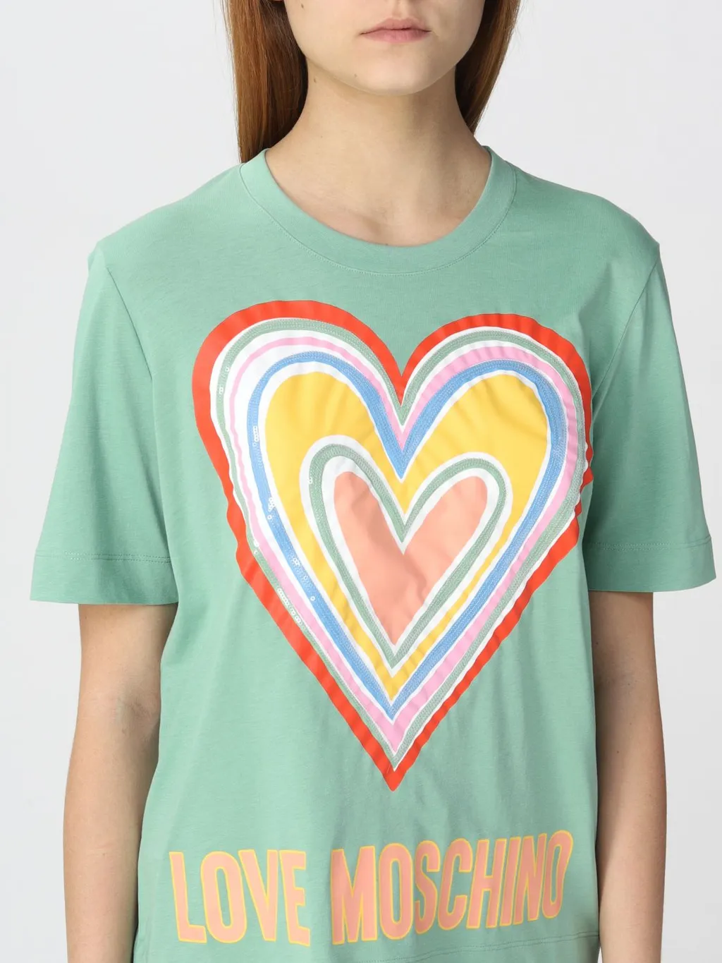 Love Pattern Short-Sleeved T-Shirt