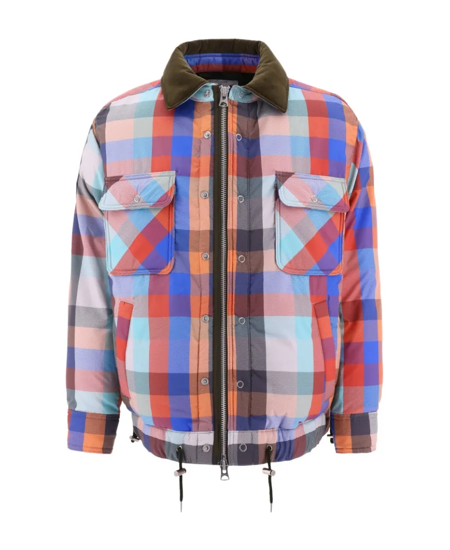 Sacai Tartan Down Jacket