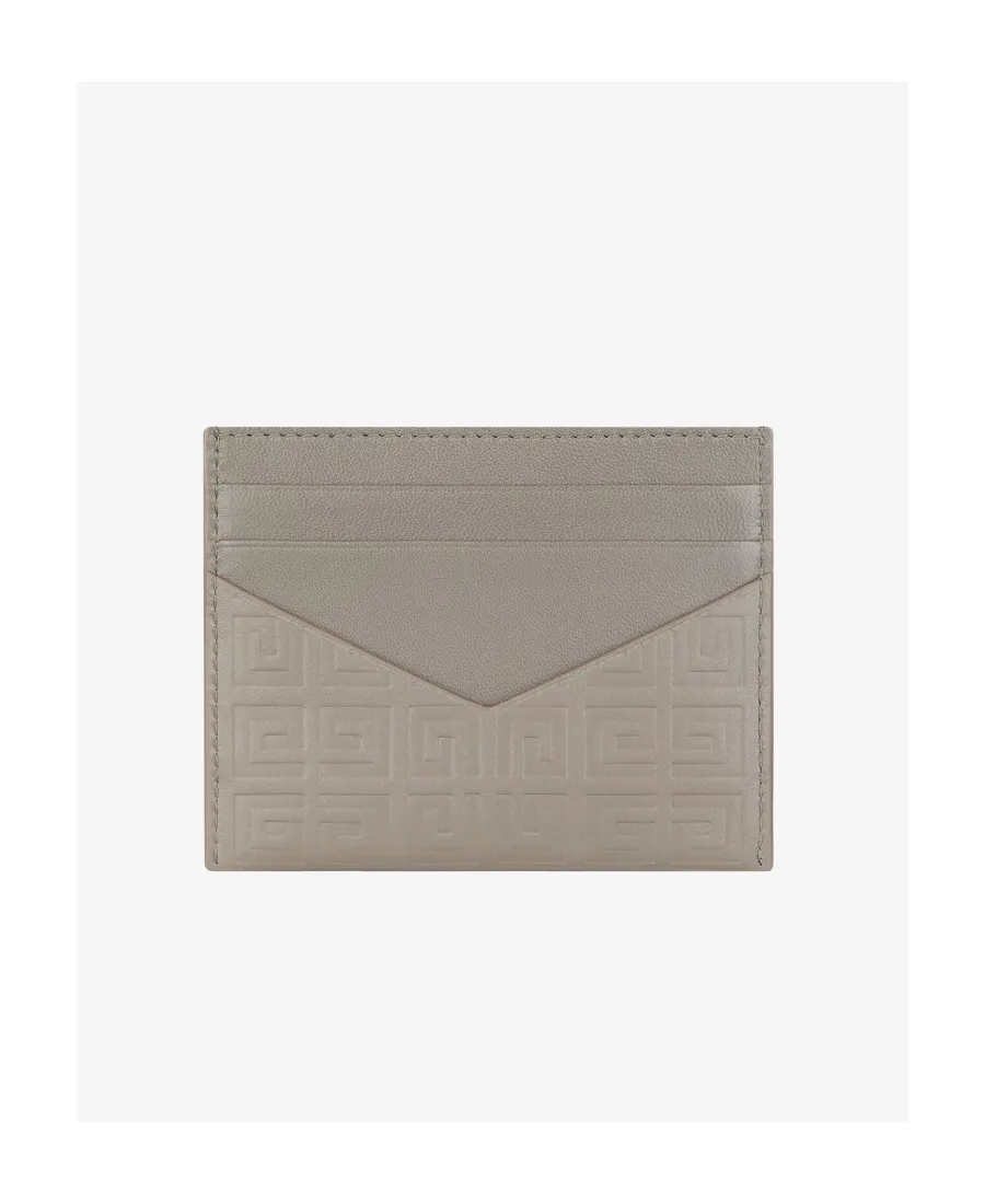 G Cut Card Holder In 4G Leather