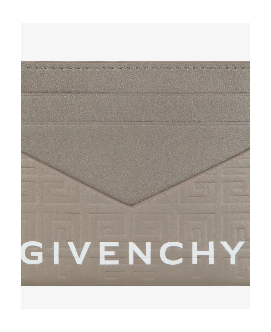 G Cut Card Holder In 4G Leather