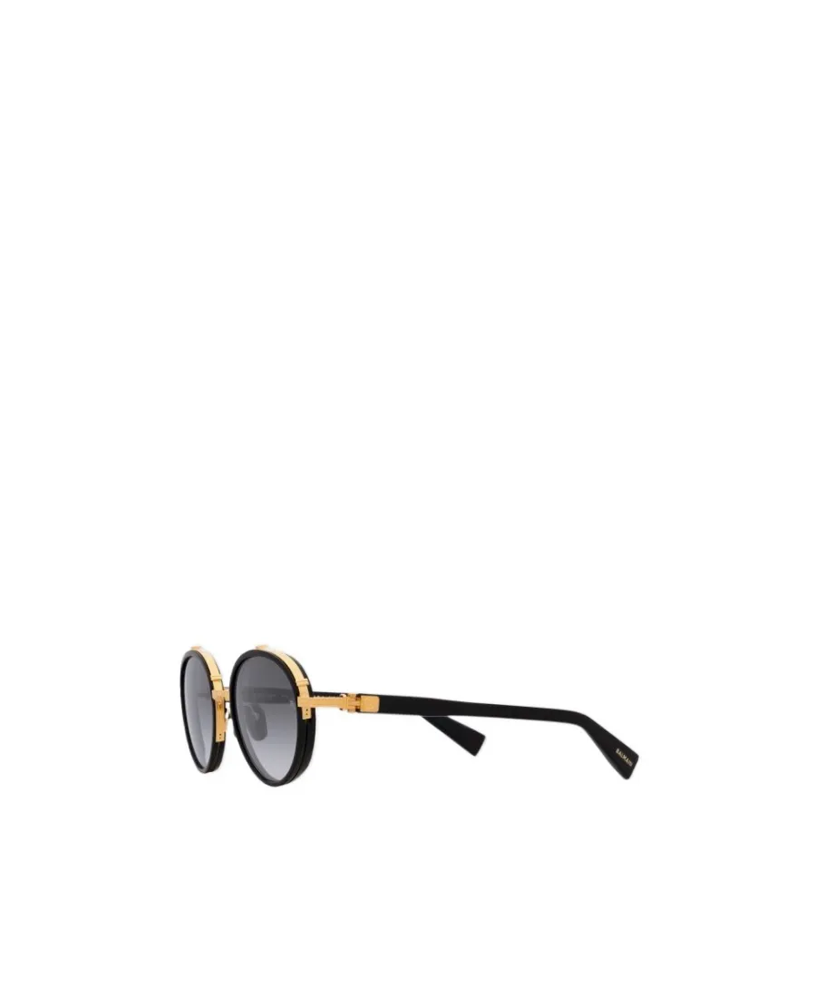 Round-Frame Tinted Sunglasses