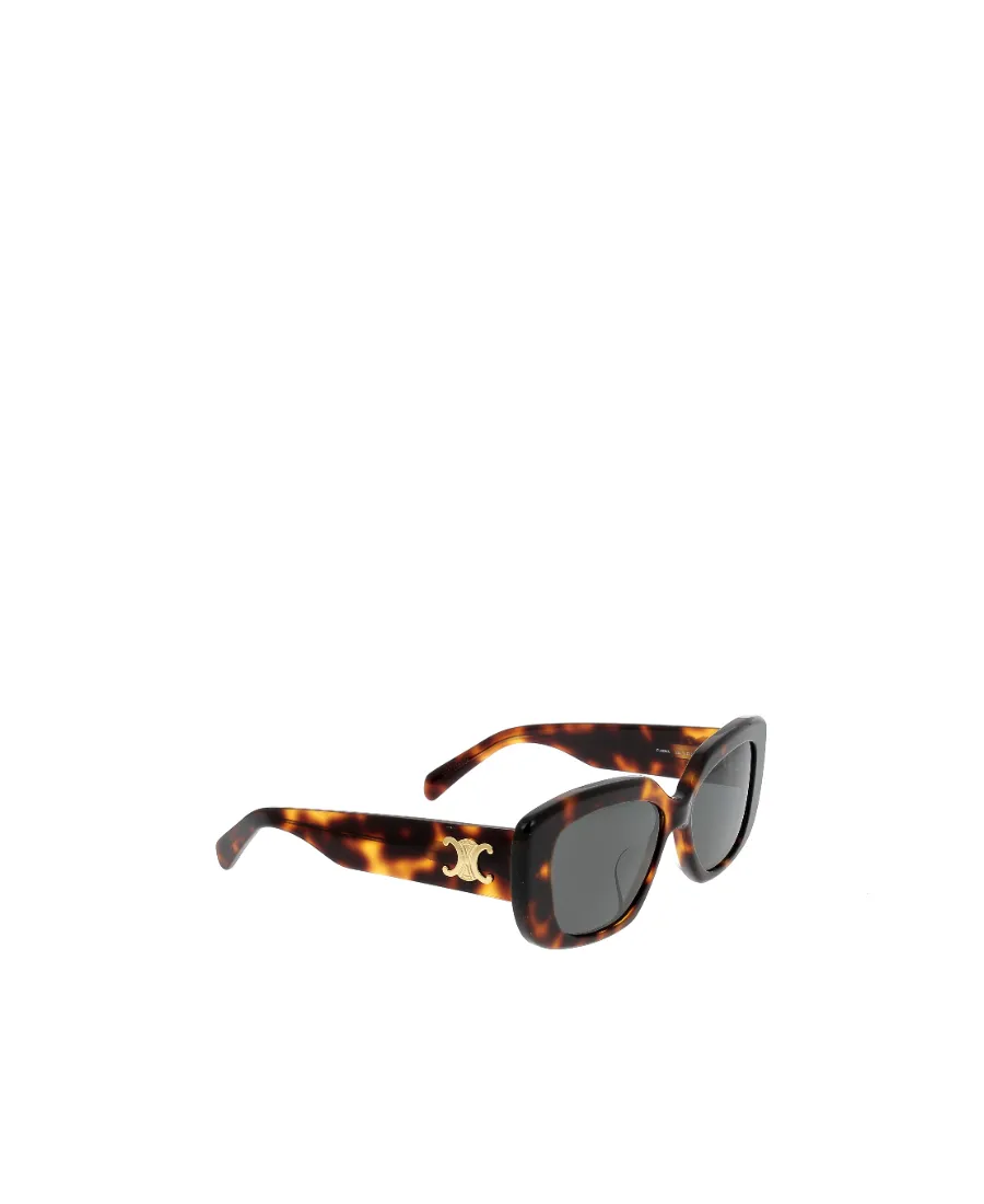 Logo Rectangular Frame Sunglasses