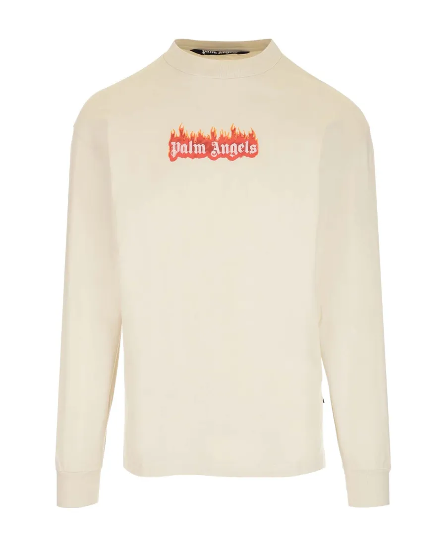 Logo-Print Crew Neck Sweatshirt