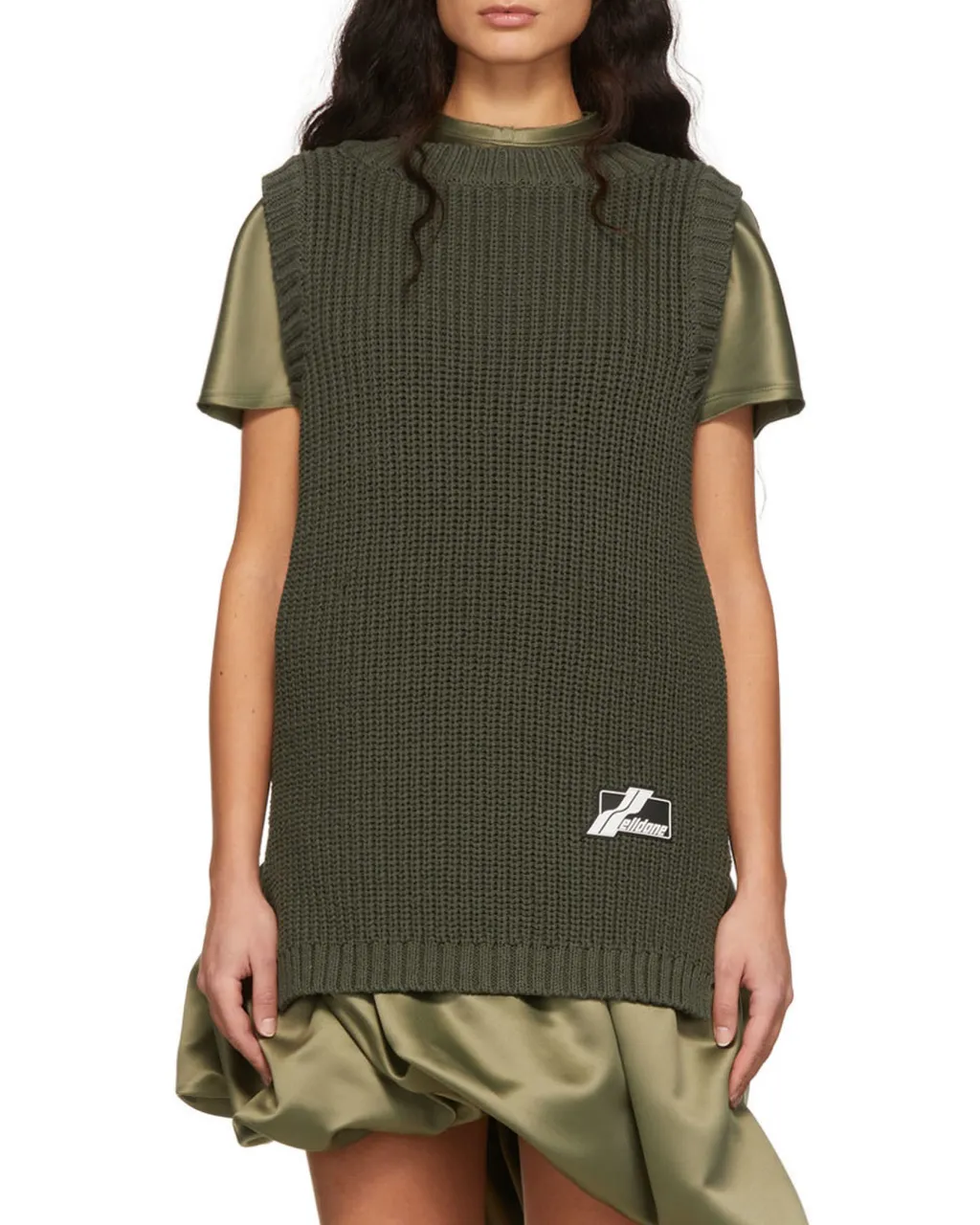 Cotton Rib Knitted Vest