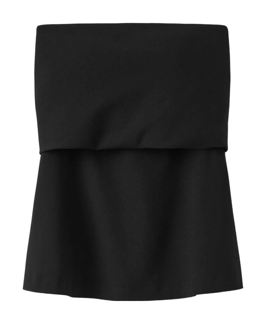 Strapless Flared Top
