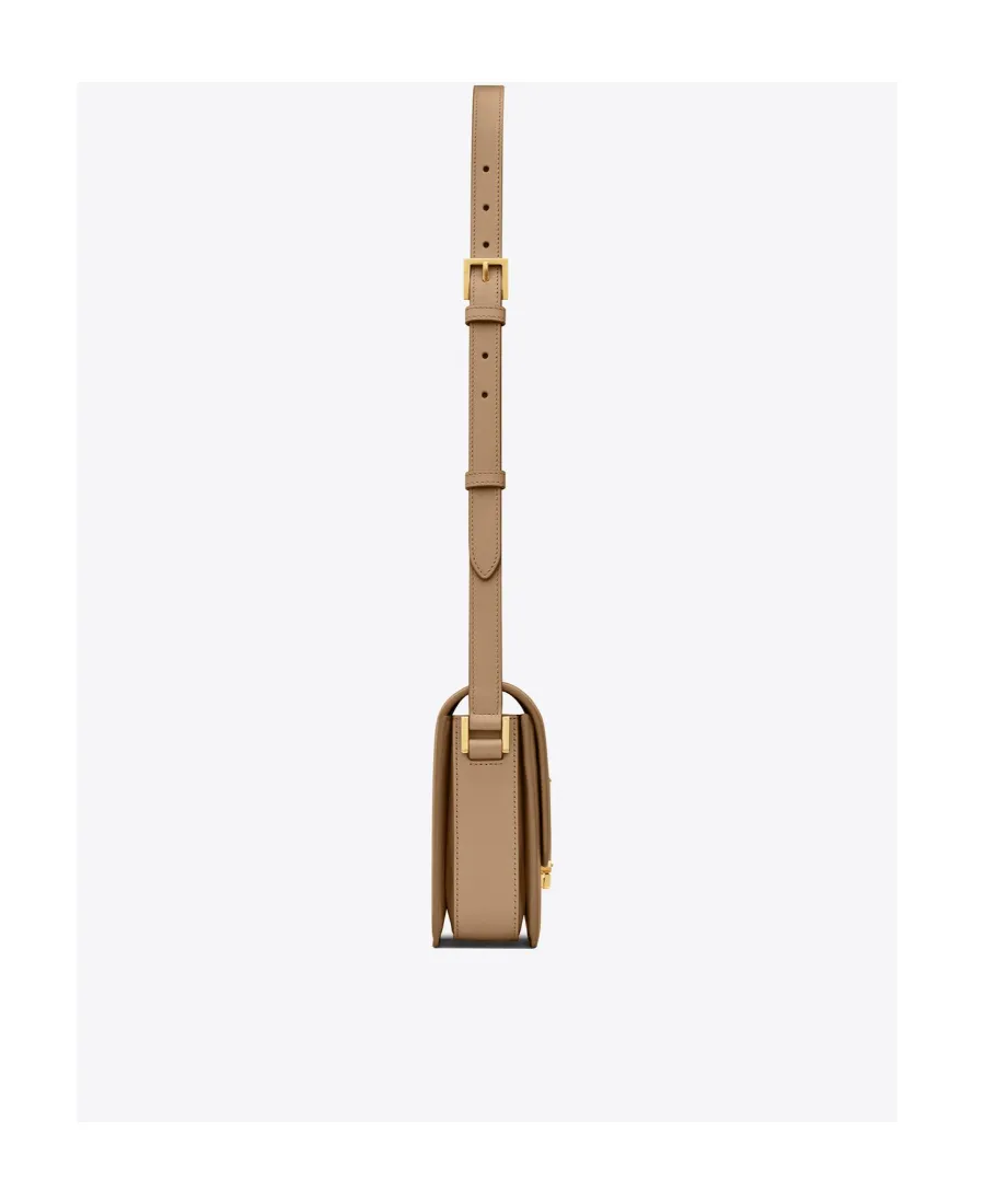 Saint Laurent Logo Plaque Medium Shoulder Bag