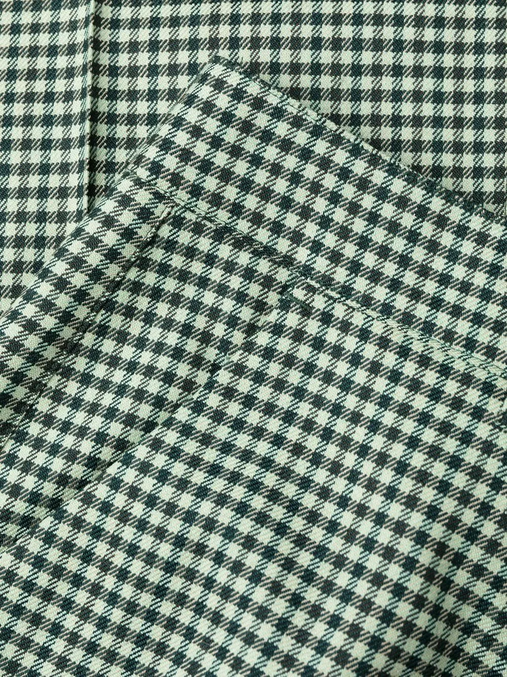 Lioned Gingham Flared Trousers