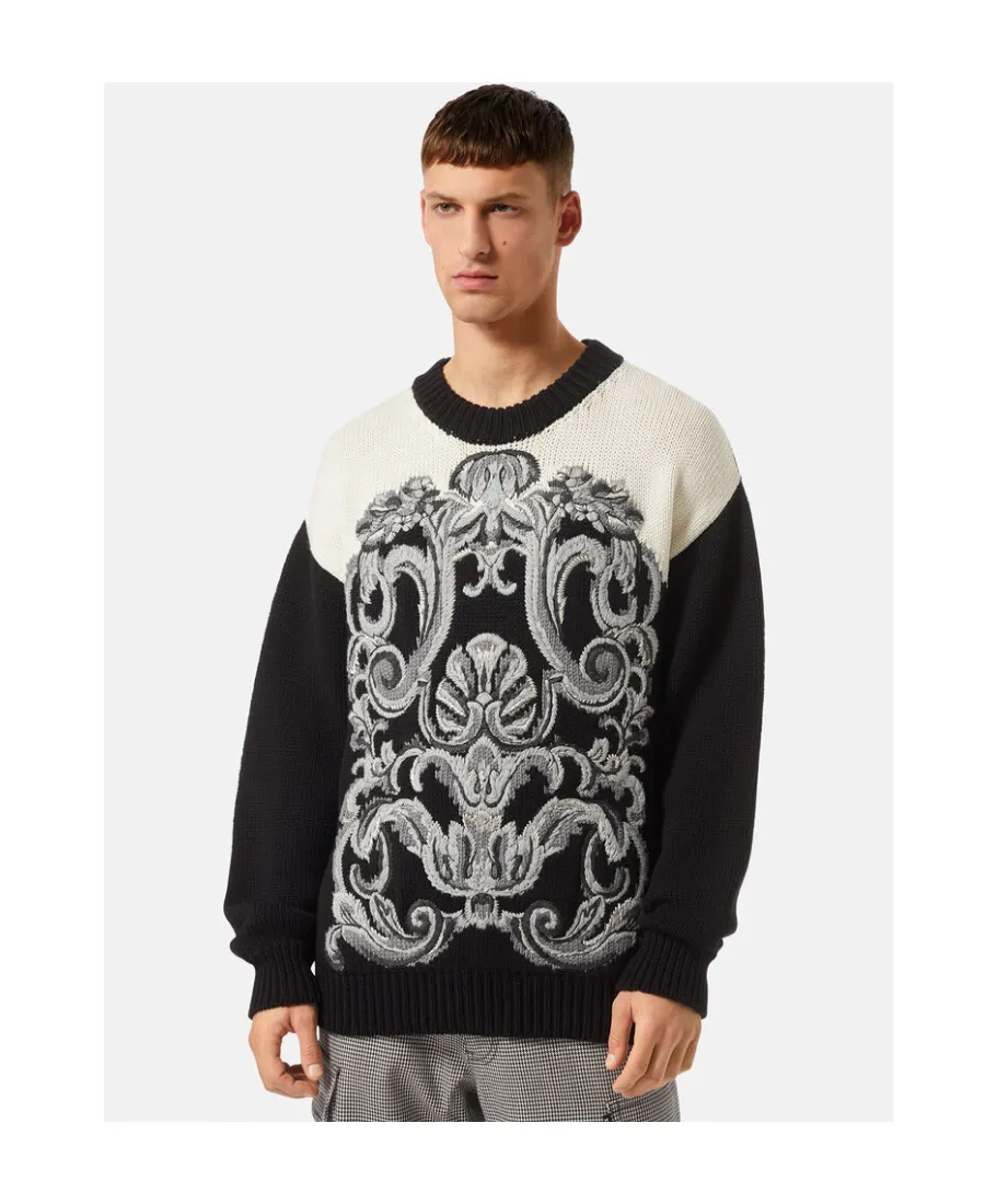 Barocco Intarsia-Knit Jumper
