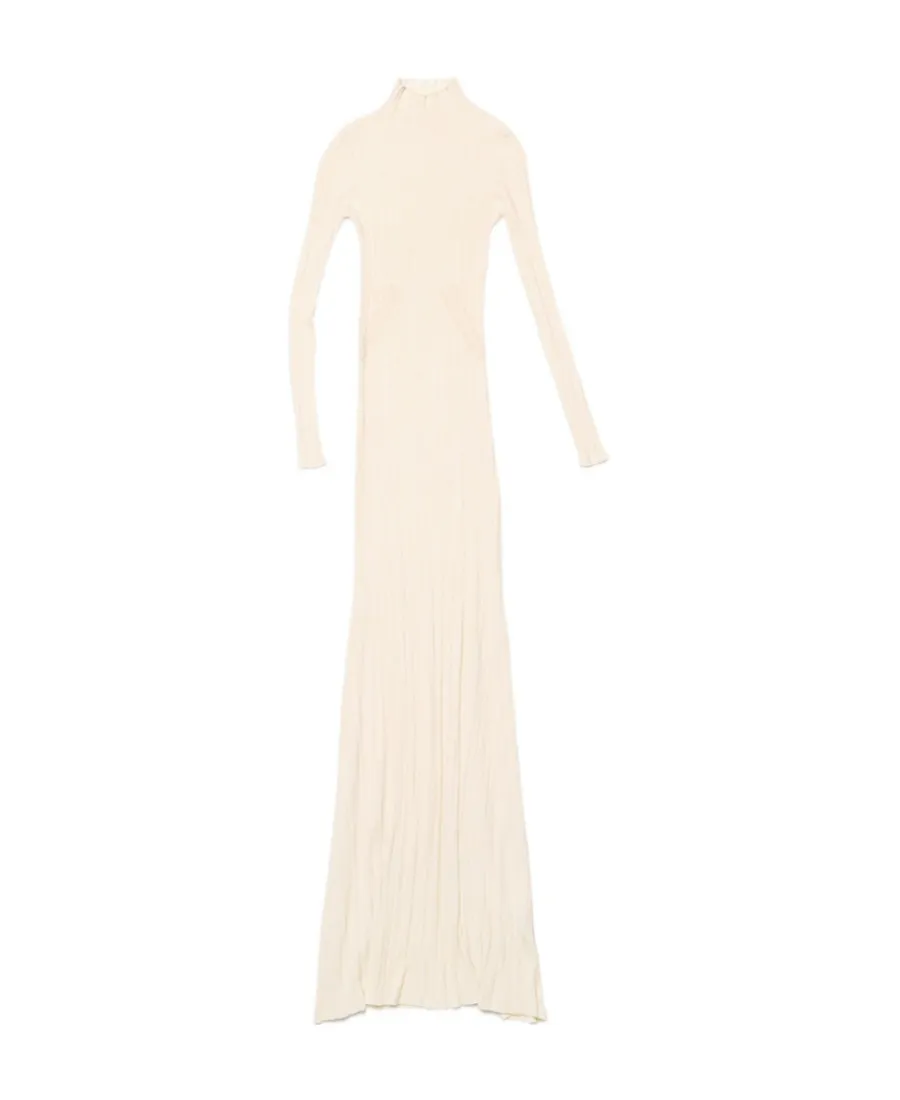 Lenzuolo Pleated Long Dress