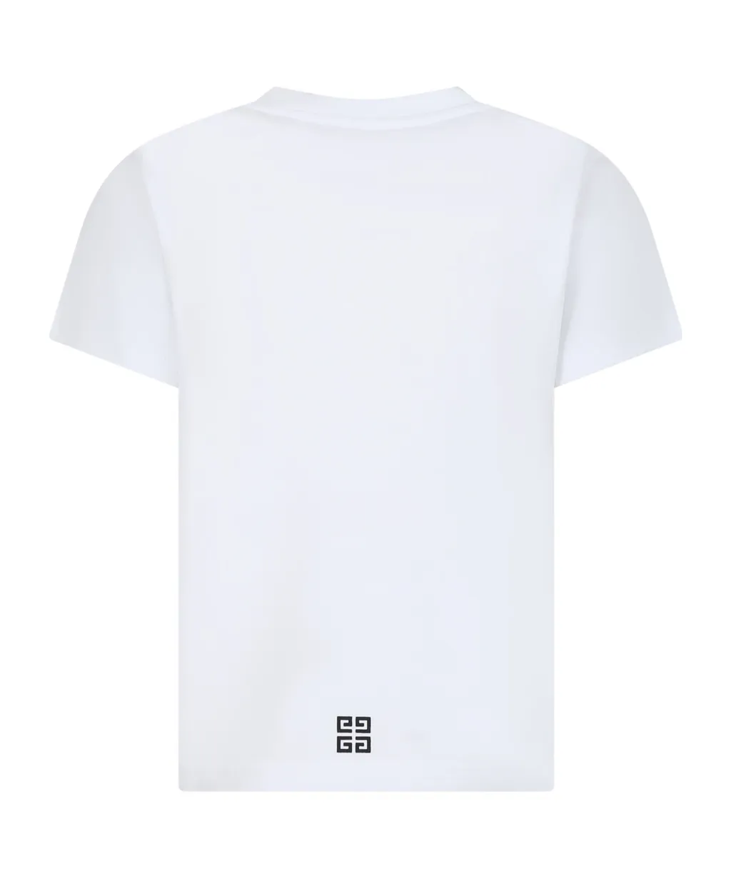 Givenchy Kids Logo Printed Crewnek T-Shirt
