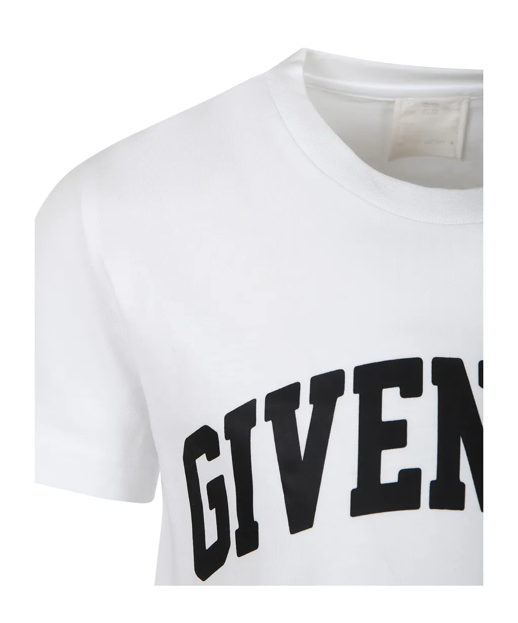 Givenchy Kids Logo Printed Crewnek T-Shirt
