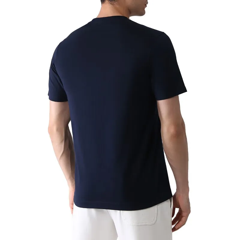 Logo T-Shirt With Round Neck Pattern
