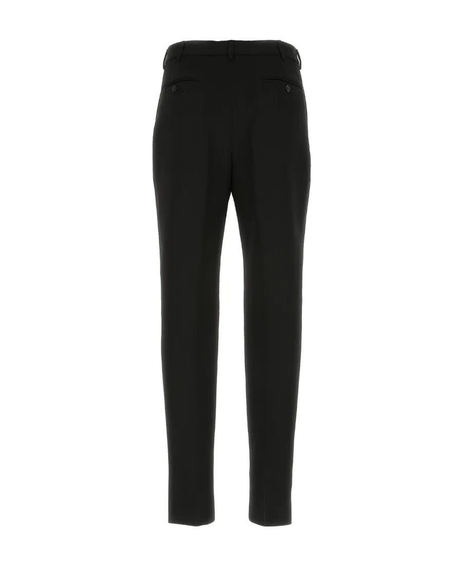 Saint Laurent High Waist Striped Pants