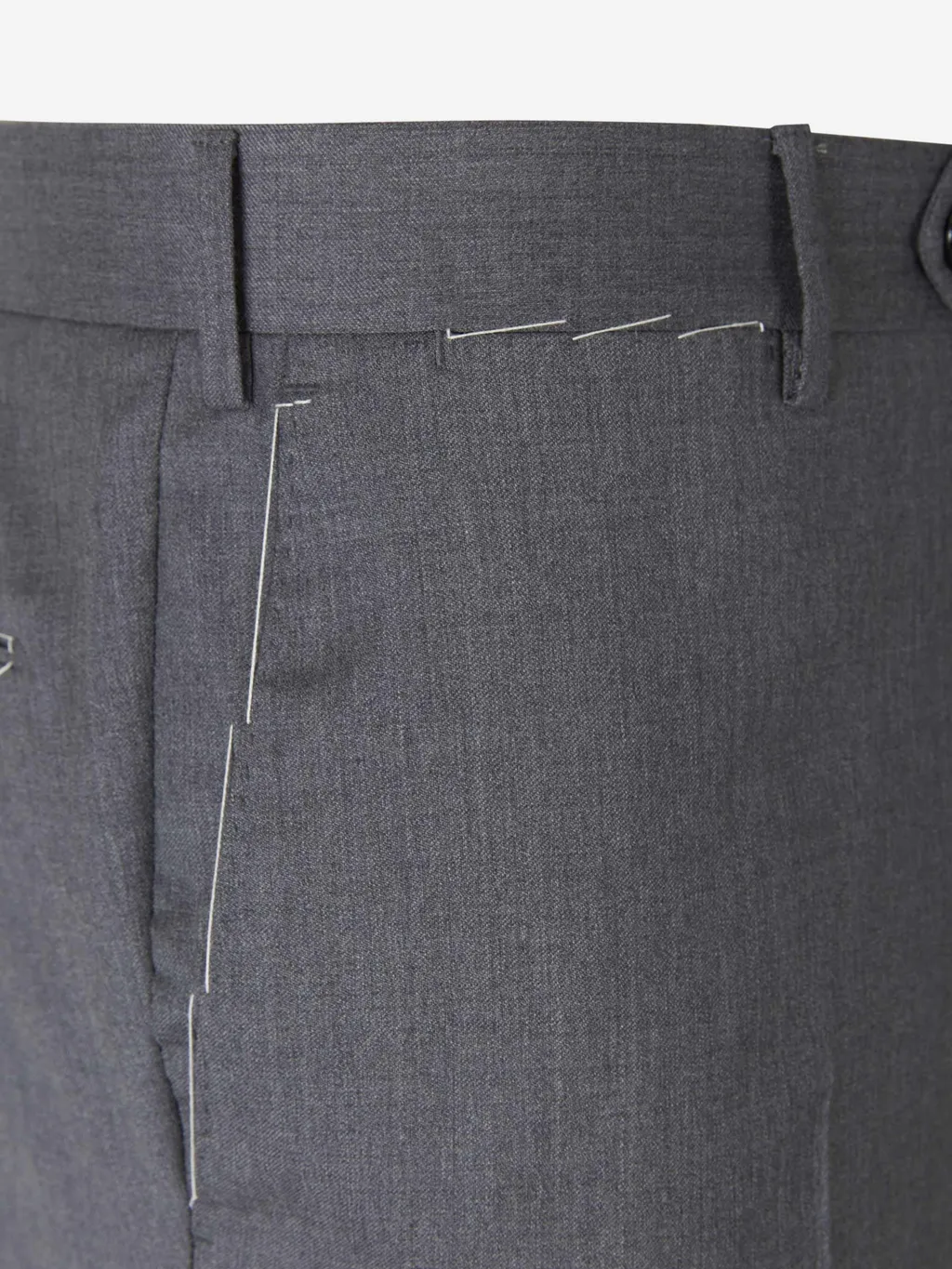 Belt-Loop Casual Pants