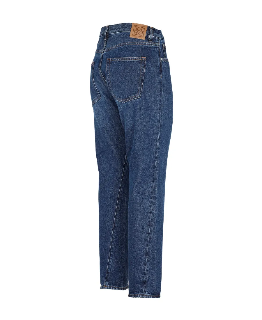 Straight-Leg Cropped Jeans