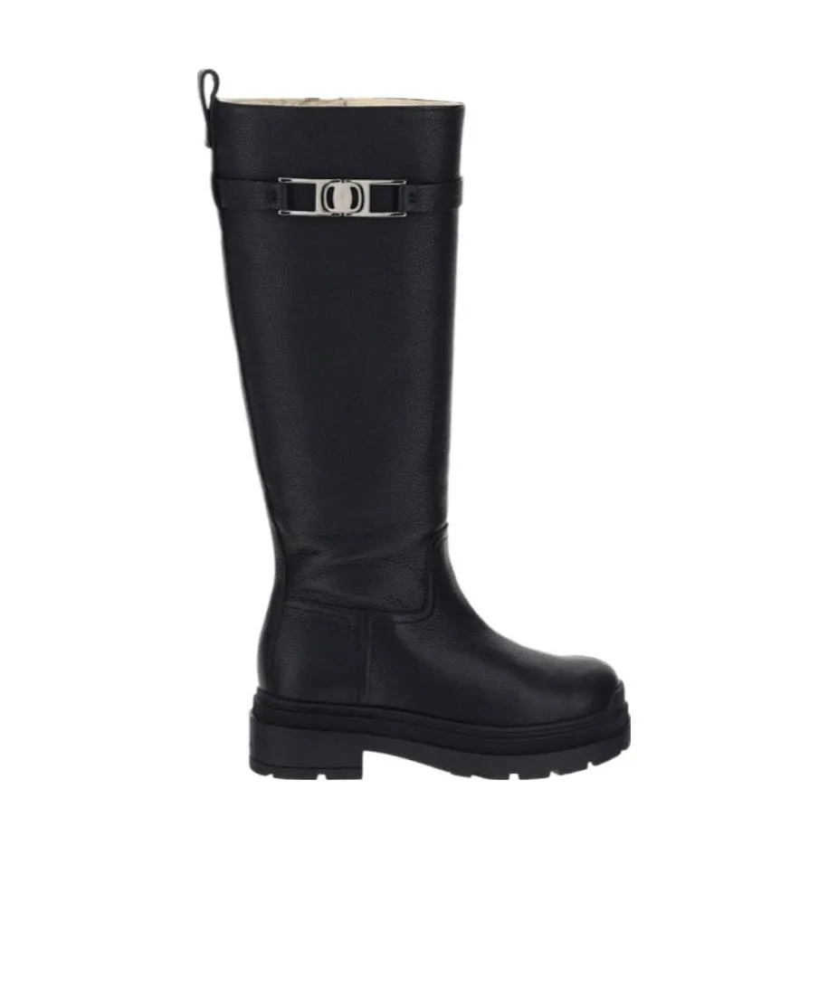 Vara Chain Knee-High Boots