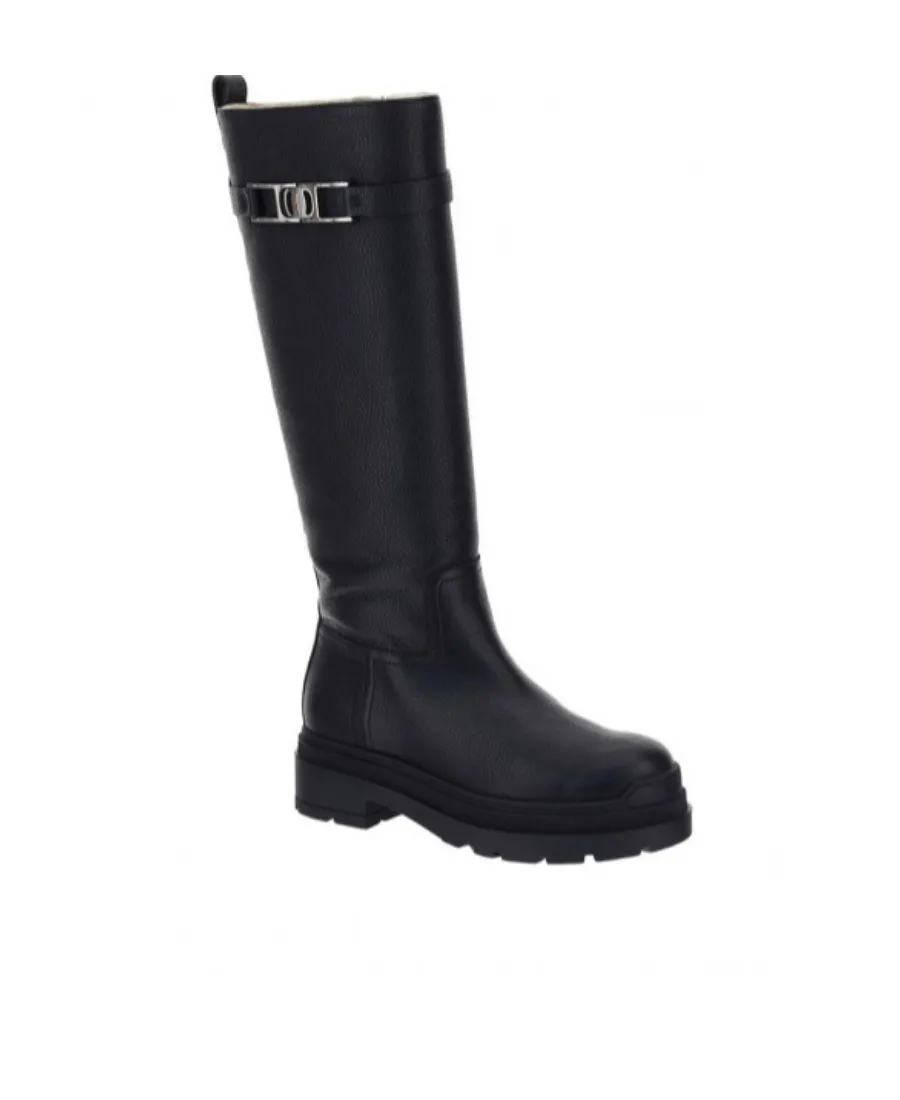 Vara Chain Knee-High Boots