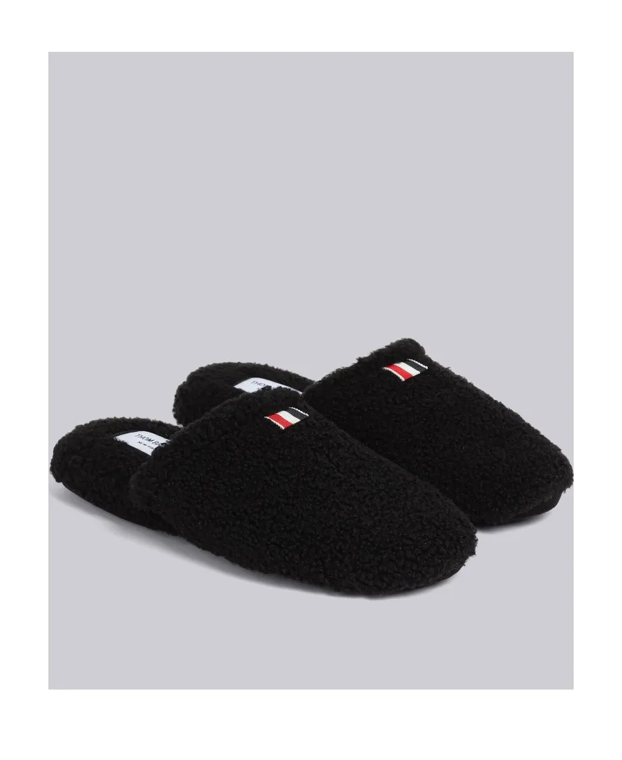 Thom Browne Rwb Grosgrain Tab Slip-On Slippers
