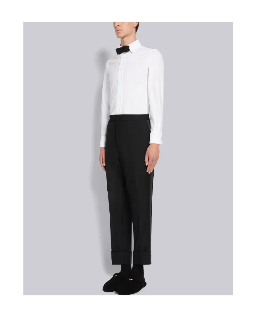 Thom Browne Rwb Grosgrain Tab Slip-On Slippers