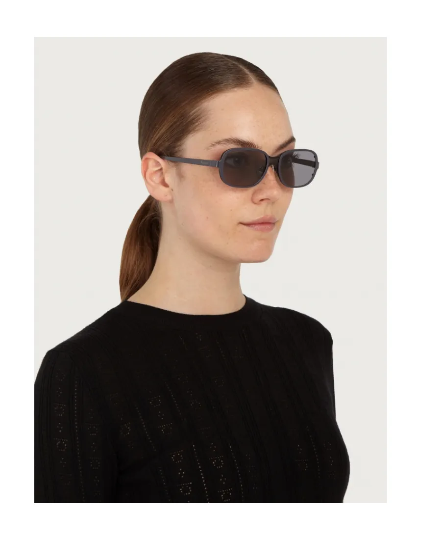 Salvatore Ferragamo Eyewear Rectangular Frame Sunglasses