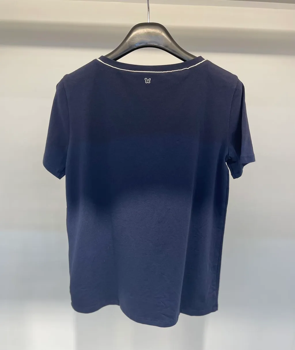 Open-Necked Black Shirt
