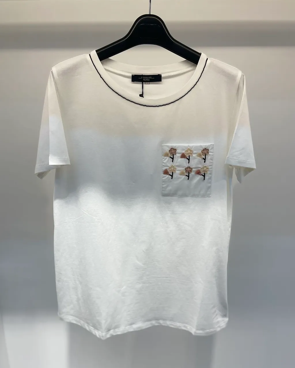 Open-Necked Black Shirt