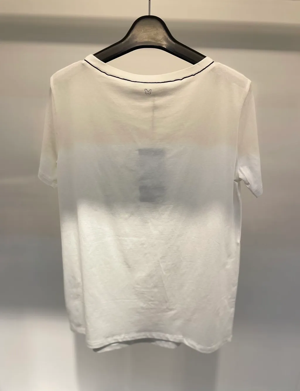 Open-Necked Black Shirt