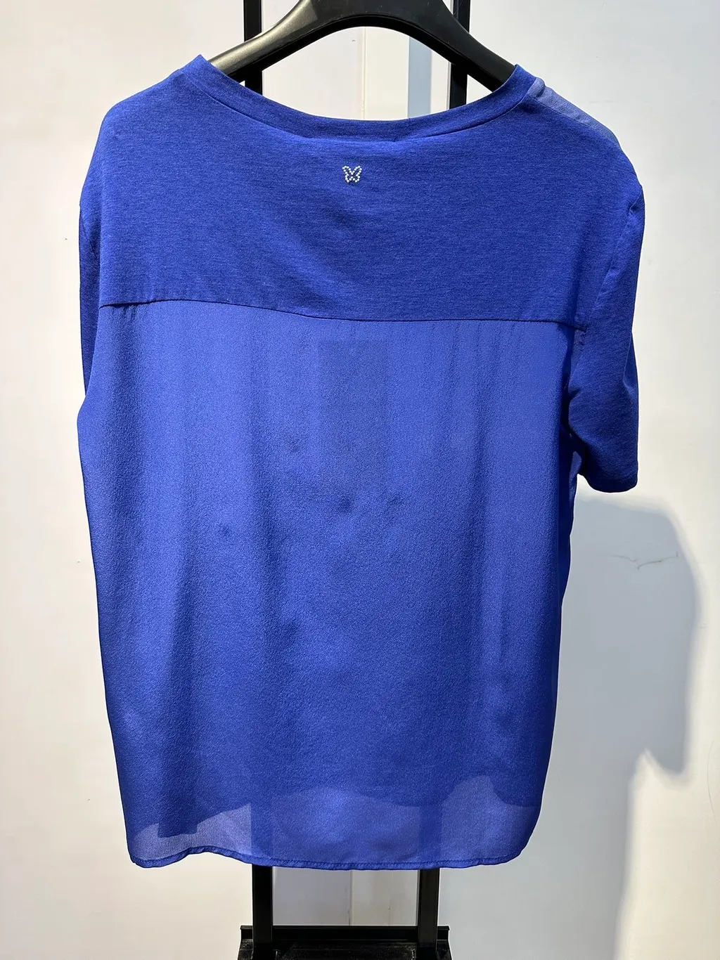 Open-Necked Black Shirt
