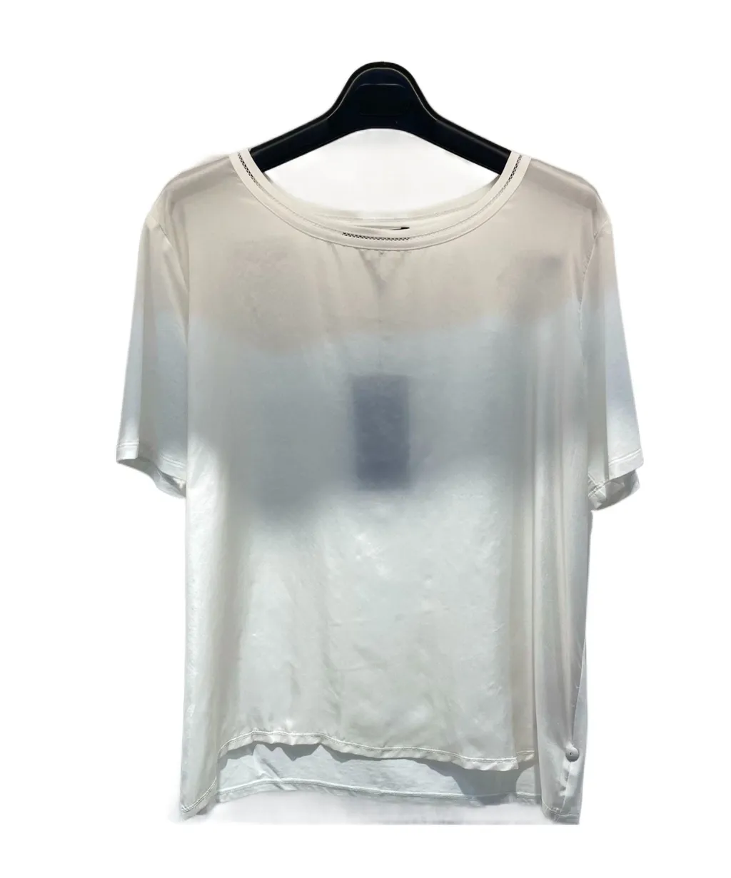 Open-Necked Black Shirt