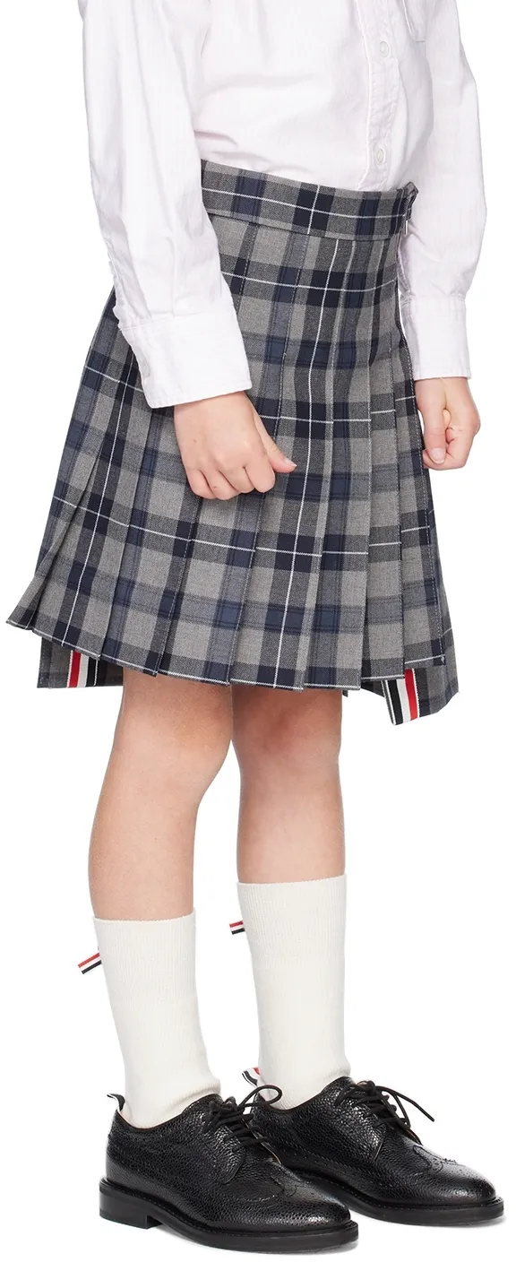 Pleated Tartan Skirt