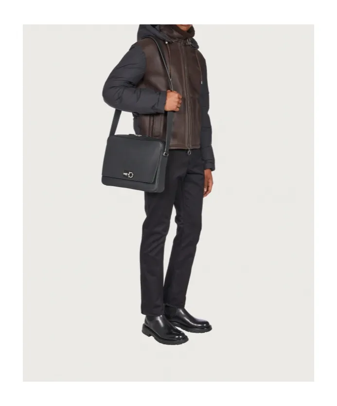 Zippered Shoulder Bag