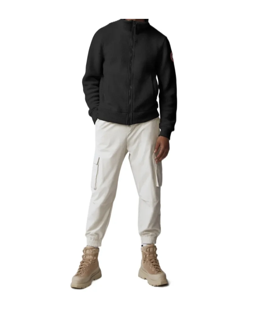 Canada Goose Logo Patch Zipped Jacket