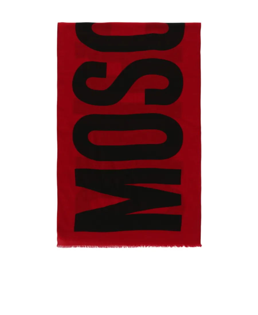 Logo Wool Scarf
