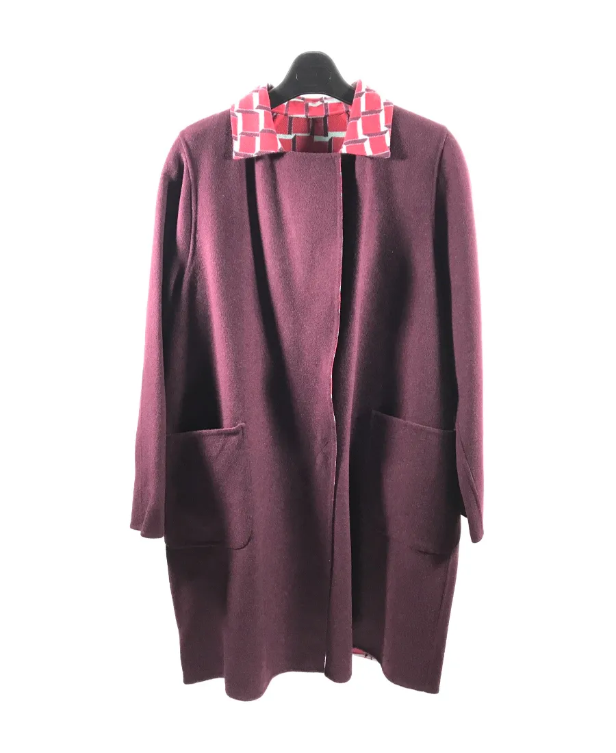 Long-Sleeved Lapel Coat