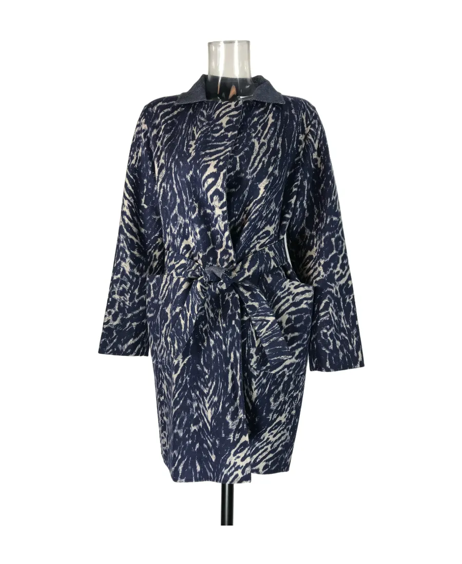 Double-Sided Lace-Up Coat