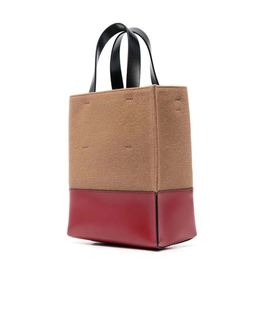 Two-Tone Logo Tote Bag