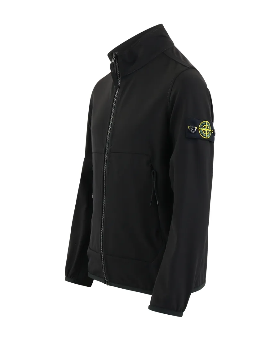Zipped Compass-Patch Jacket