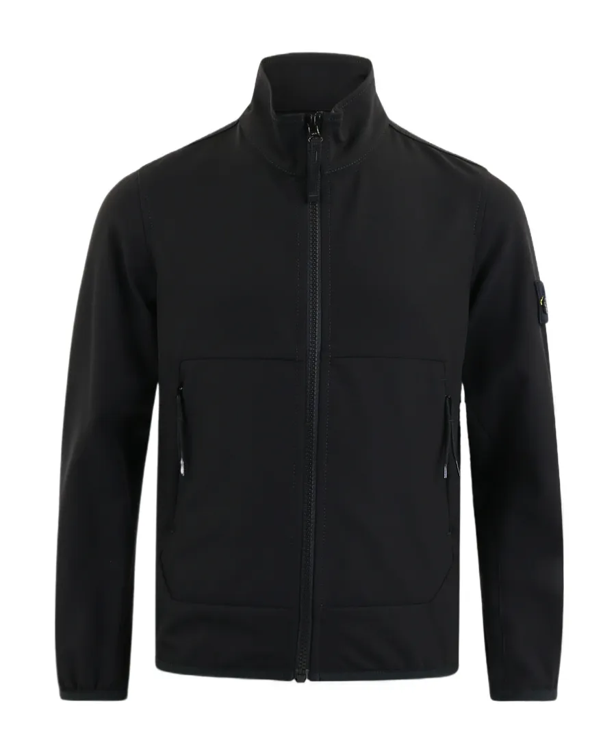 Zipped Compass-Patch Jacket