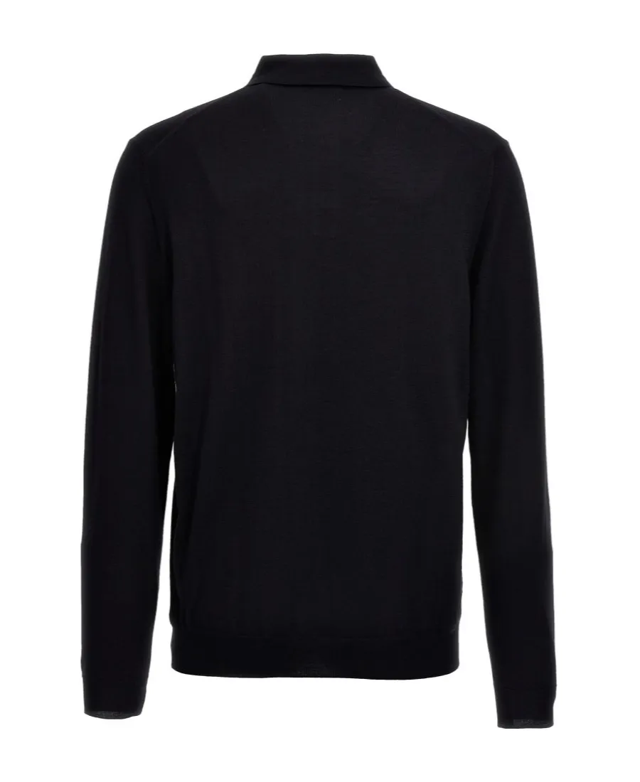 Zanone Long Sleeved Polo Shirt