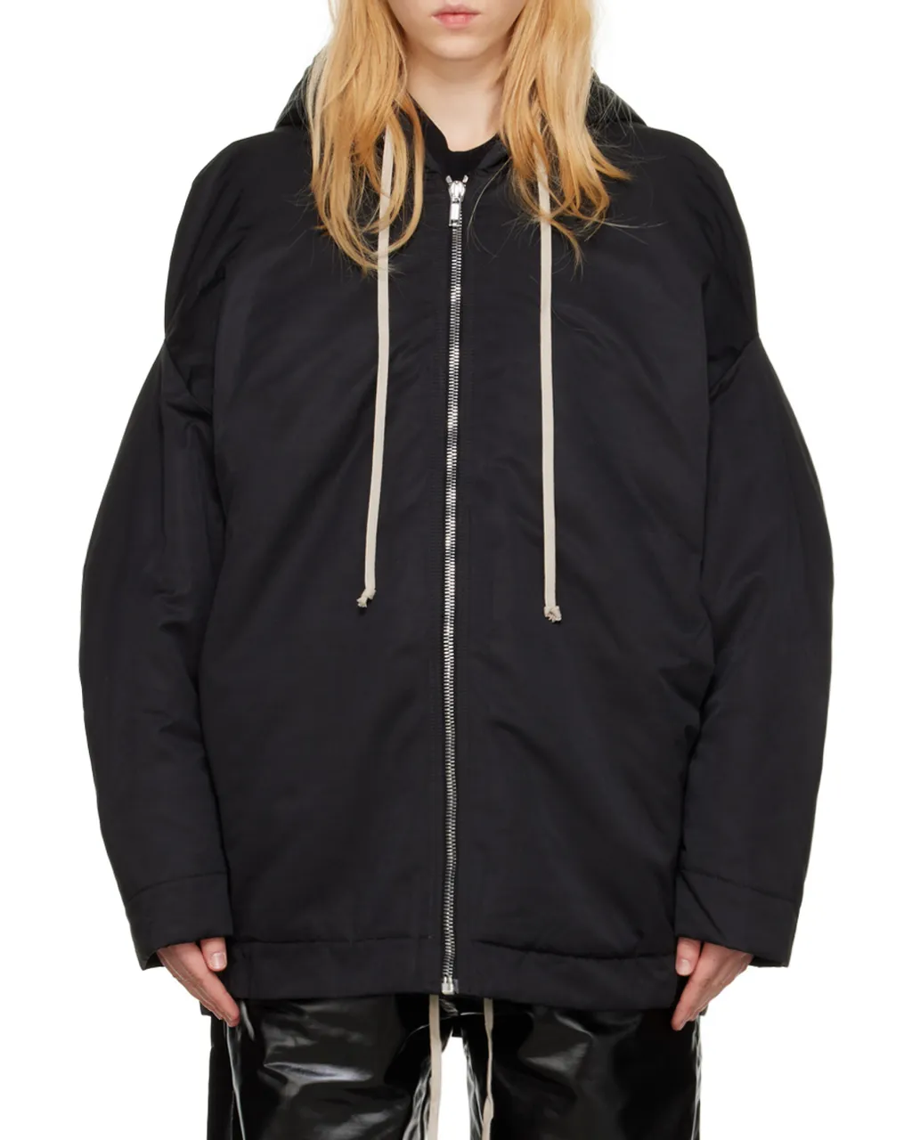 Tassel-Detail Hooded Jacket