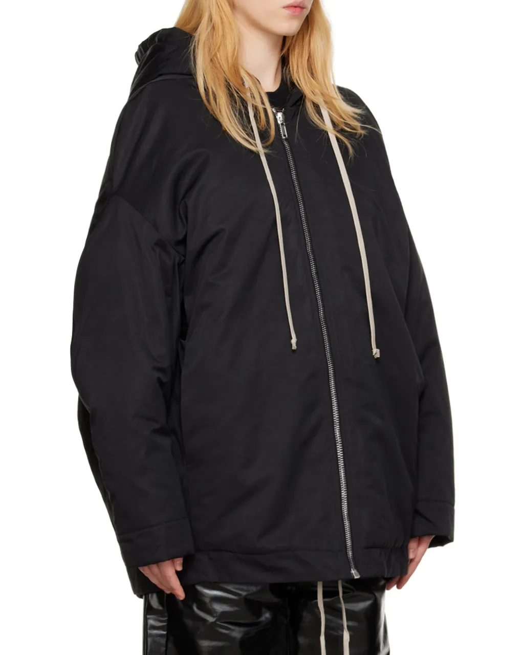 Tassel-Detail Hooded Jacket