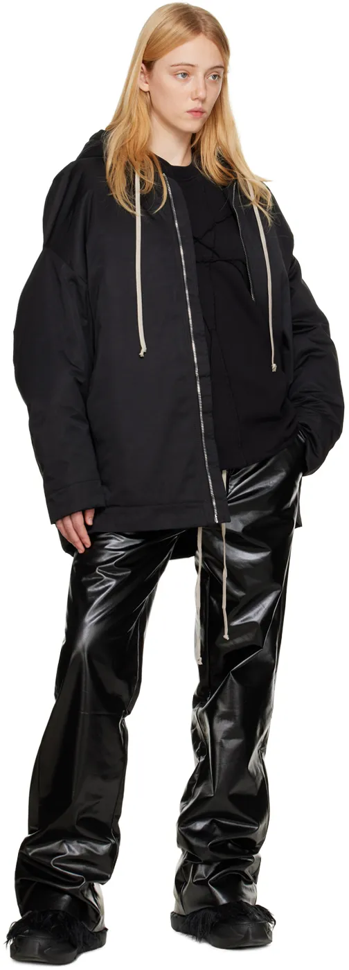 Tassel-Detail Hooded Jacket